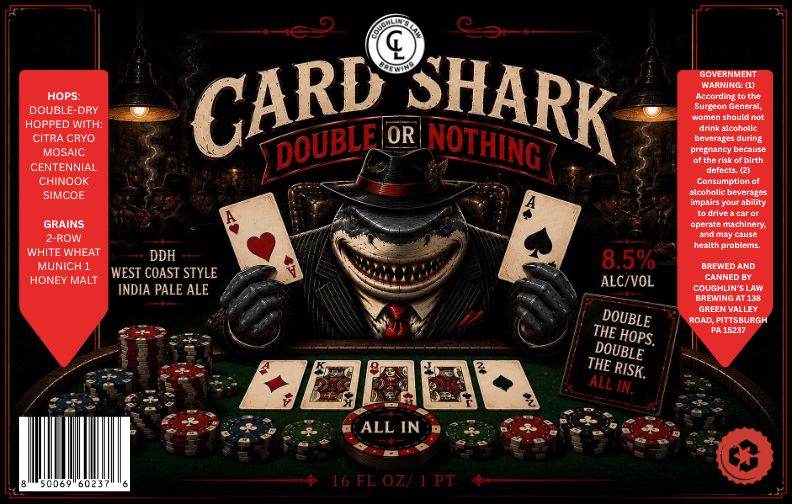 Card Shark Double Or Nothing label