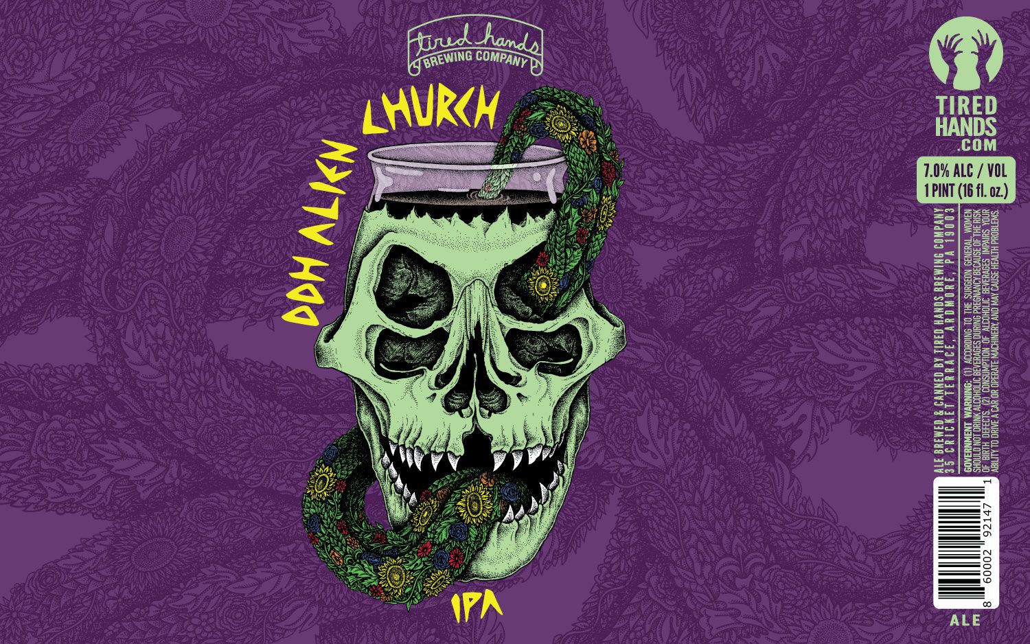 DDH Alien Church label