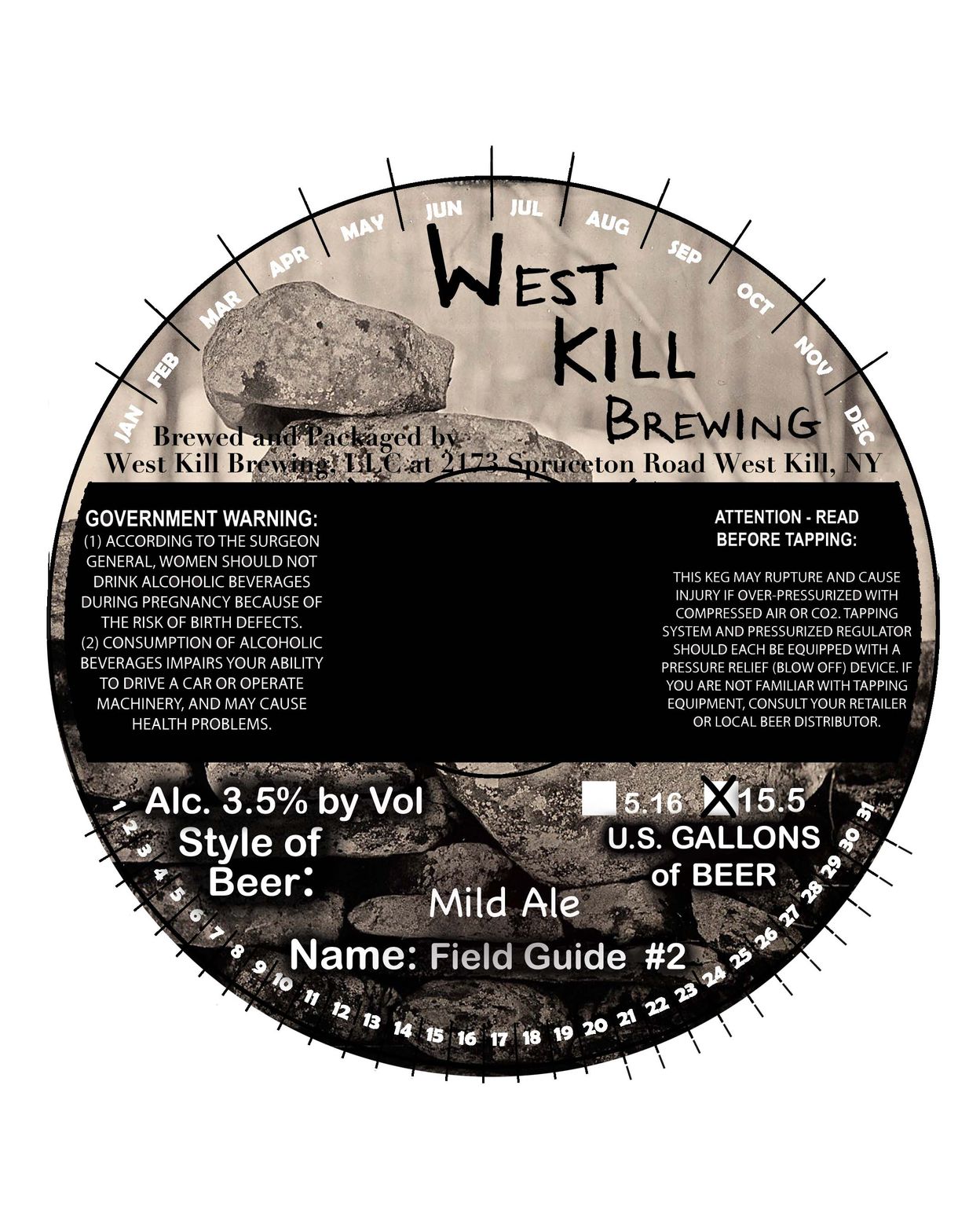 Field Guide #2 label